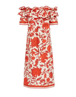 La DoubleJ Breakfast Dress Dragonflower Red DRE0331COT039DRE01RE01