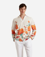 La DoubleJ Ridley Shirt Morpheus Plac&egrave;e Orange SHI0119LYO001OPI01OR02