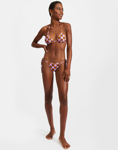 Datum Berucht Ongrijpbaar Triangle Bikini Bottom in Mezzaluna Orange for Women | La DoubleJ