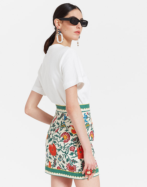 Women's Boho Skirts: Colourful Printed Skirts | La DoubleJ©