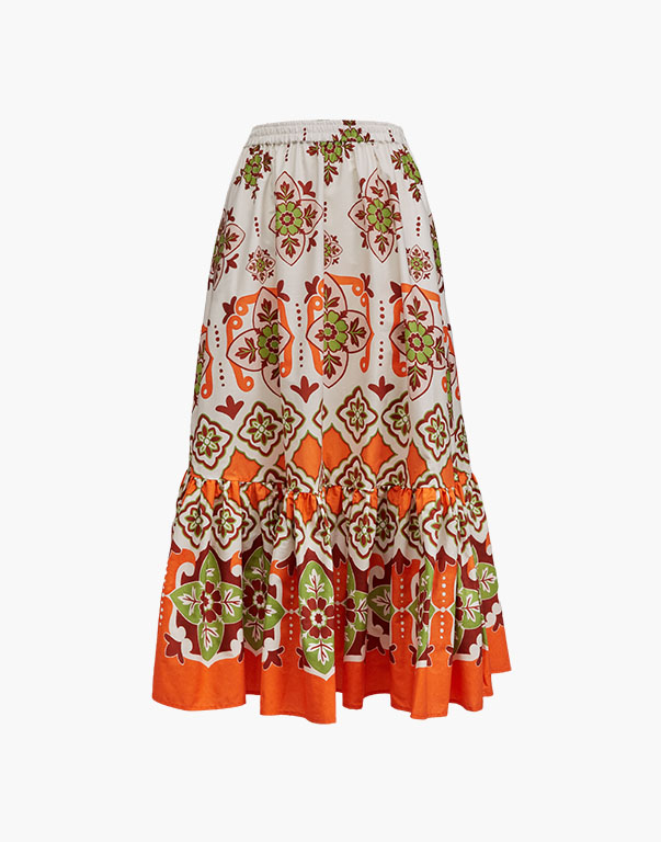 Women's Boho Skirts: Colourful Printed Skirts | La DoubleJ©