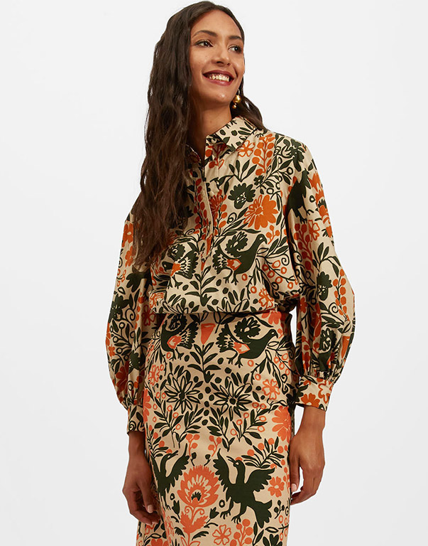 Page 3 | Women's Printed Shirts, Tops & Blouses | Silk & Cotton | La ...