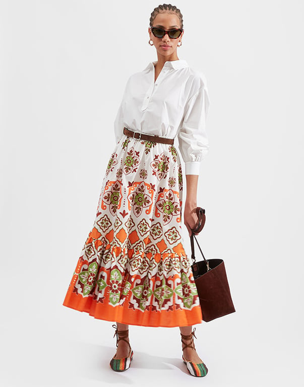 Women's Boho Skirts: Colourful Printed Skirts | La DoubleJ©